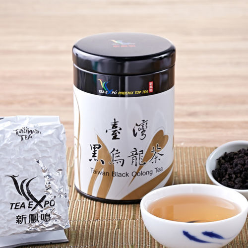 Taiwan Black Oolong Tea Carbon Roast Slimming Tea Reducing Weight 100g Tin