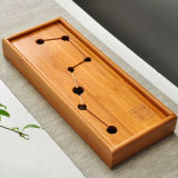 Dipper Seven Star Kung Fu Tea Set Natural Bamboo Tea Tray Gongfu Table 30*13cm
