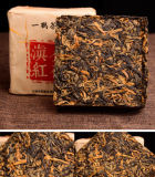 400 Years Ancient Tree Golden Buds Dian Hong Yunnan Gold Black Tea Brick 250g