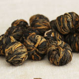 Organic Dian Hong Blooming Tea Ball * Handmade Yunnan Black Tea Dragon Pearl