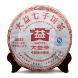 Dayi 0532 Menghai Dayi Pu-erh Tea Cake Qi Zhi Bing Cha Ripe Puer Tea 357g 2012