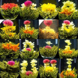 10Pcs Handmade Chinese Green Artistic Blooming Flowering Flower Tea Ball Gift