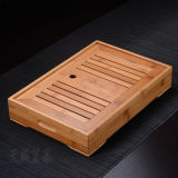 Gongfu Tea Tray Slatted Box * Tea Serving Bamboo Tray 28*19cm Bamboo Tea Table