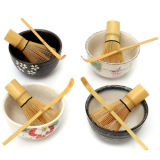 Japanese Ceremony Matcha Tea Set Green Tea Plus Optional Whisk Scoop Bowl Set