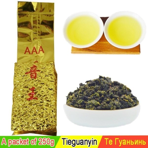 NEW TEA Tie Kuan Guan Yin King Wang Weight Lose Tea Organic China Tie Guan Yin Oolong Tea In Vacuum Packing