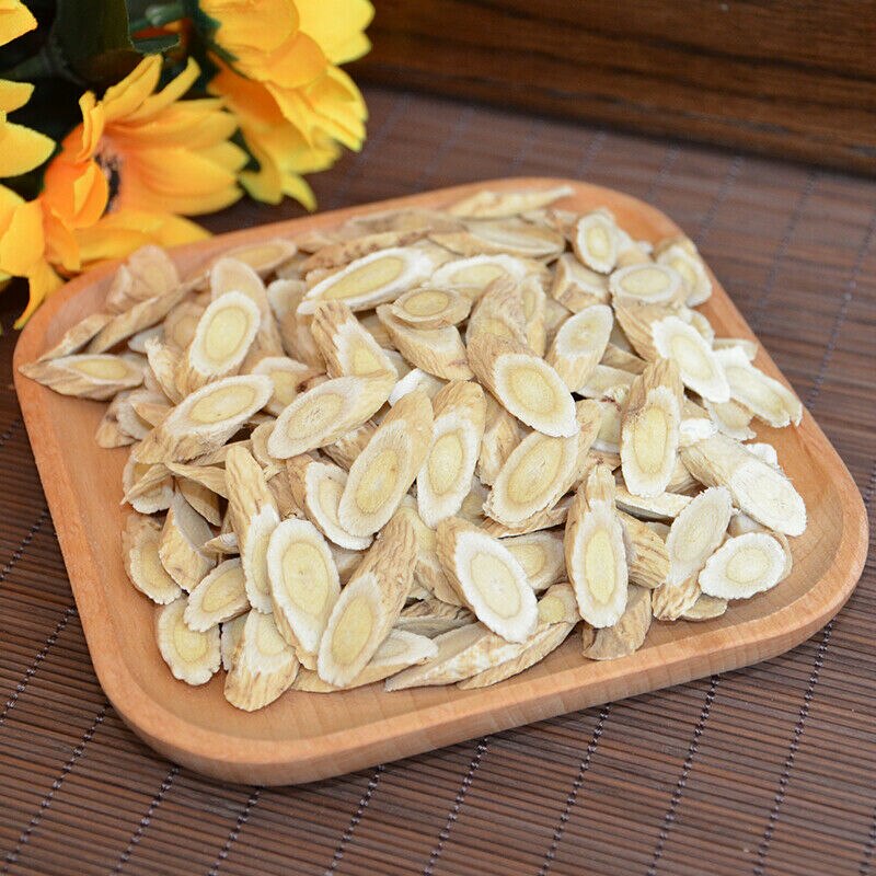 Chinese Huang Qi Astragalus Root Slice Wild China Yellow Herbal Health