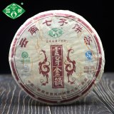 Puwen 2013 Shu Pu-erh Tea  Yunya Jin Yun   Yun Nan Qi Zi Bing Cha Ripe Pu-erh Tea Cake 400g