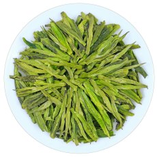 Natural Dragon Well Chinese Green Tea Loose Leaf Lung Ching XI HU Dragonwell Fresh Tea with Toasty Bean Flavor 250g