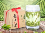 Natural Dragon Well Chinese Green Tea Loose Leaf Lung Ching XI HU Dragonwell Fresh Tea with Toasty Bean Flavor 250g