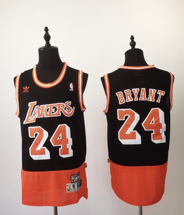 NBA Lakers 24 Retro mosaic black orange