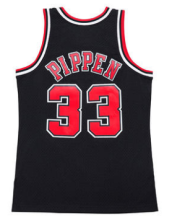 NBA Mitchell & Ness bull 33 black