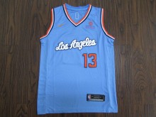 NBA New clipper Latin 13 George light blue