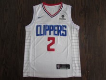 NBA New clipper 2 corwai Leonard white