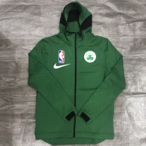 NBA Celtic team warm-up training appearance hooded zipper jacket  with chip  1:1