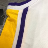 NBA Laker's Retro white V-collar No.8 Kobe with chip  1:1