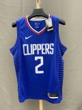 NBA  Clipper home【customized】Leonard No.2 1:1