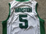 NBA Michigan Spartans #5 white university shirt