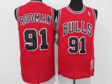 NBA Bull #91 Rodman Retro Red