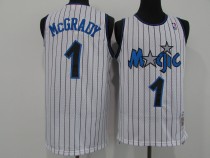 NBA Magic #1 McGrady Retro white