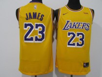 NBA Lakers #23 James yellow