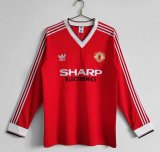 Retro 1983 Manchester United Home Long Sleeve 1:1