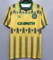 Retro 1991-1992 Celtic Away Yellow