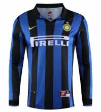 Retro Inter Milan home Long sleeve 1:1   1998-1999