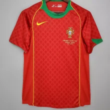 Retro 2004 Portugal Home  (带胸前小字)