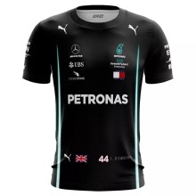 F1 Black Short Sleeve Racing Suit 2021