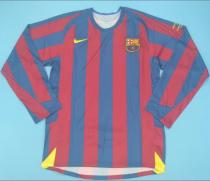 Retro Barcelona Home Champions League Long sleeve 2005-2006