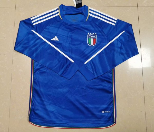 Italy Home  Long Sleeve  Fans 1:1 23-24