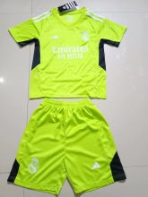 Real Madrid Green Goalkeeper  kids  23-24