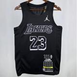 Lakers JAMES #23 Black Honor Edition NBA Jerseys 24-25