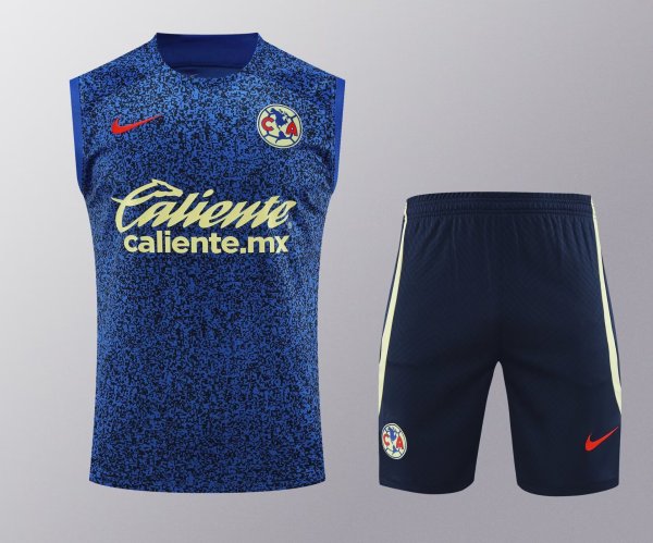 Club America Training clothing Vest set 1:1  24-25