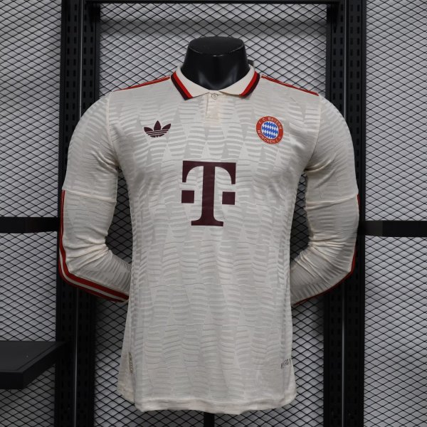 Bayern Munich third away Long sleeves Player 1:1  24-25