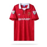 Retro  Manchester United Home have patch  1:1 1992-1994