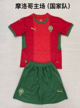 Morocco home fans 1:1  have kids  (16-2XL)   24-25