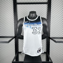 Minnesota Timberwolves  City Edition #32  TOWNS NBA Jerseys  2025
