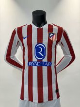 Atletico Madrid  home long Sleeve  Player  1:1  25-26