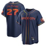 MLB HOUSTON ASTROS City fans  dark blue baseball  Jerseys  2025