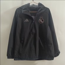 Real Madrid black Windbreaker 25-26