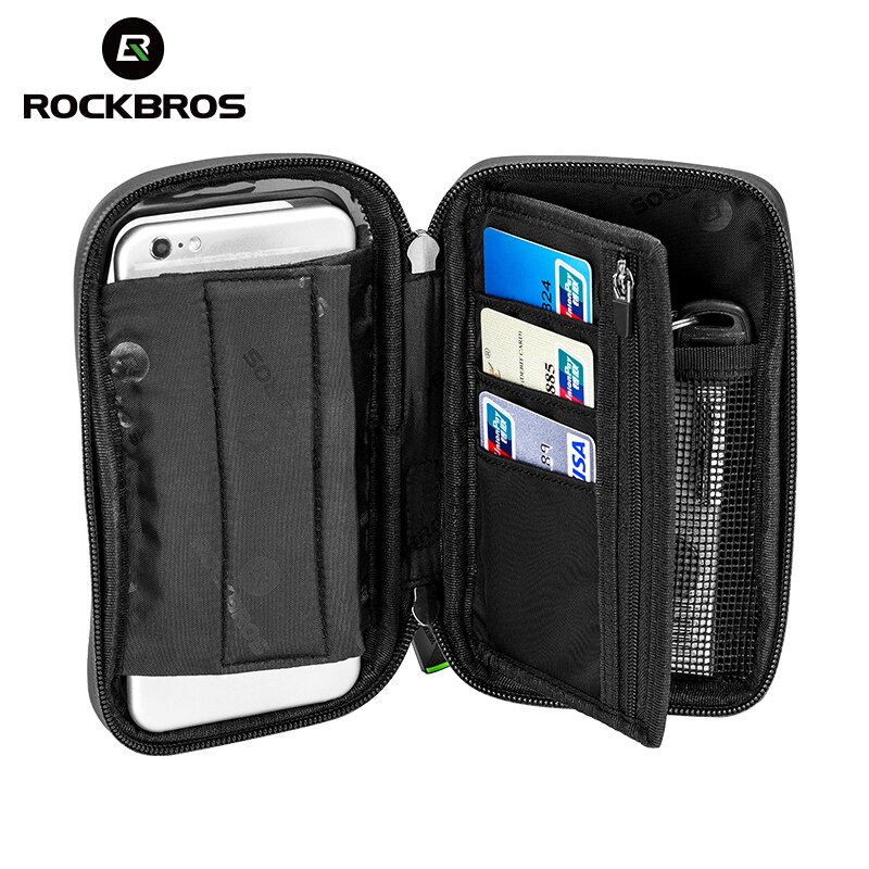 top tube bag with phone holder