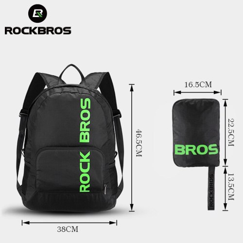 ROCKBROS Waterproof Foldable Hiking Camping Cycling Outdoor Sports Backpack Bag 