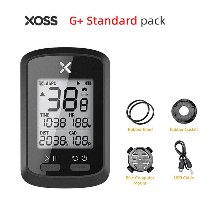 xoss bike computer g  wireless gps speedometer