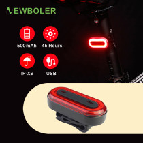 2019 New 120 Lumens USB Rechargeable Bicycle Rear Light Cycling LED Taillight MTB Road Bike Tail Light Back Lamp for Bicycle
