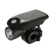 Bicycle Head Lights Set USB Charged Front Lamp+Solar Tail Light 240 Lumens 5 modes High Bright Outdoor Cycling Waterproof Device