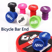 1 pair ODI Bicycle Grip End Plugs Anti-slip Firm Handlebar Caps Lightweight Bar End Plugs For MTB BMX DH FR Balance Car
