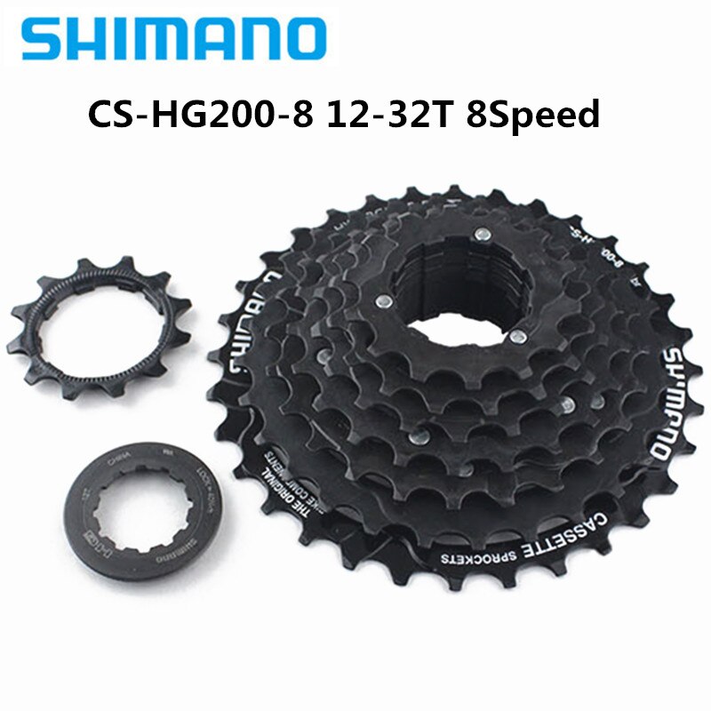 SHIMANO CS-HG200-8 flywheel 8 speed / 24 speed mountain bike card flywheel  12-32T black brand new original