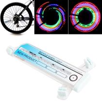Bike Cycling Bicycle Tire Valve 32 Led Flash Spoke Wheel Light 30 Kinds Flash