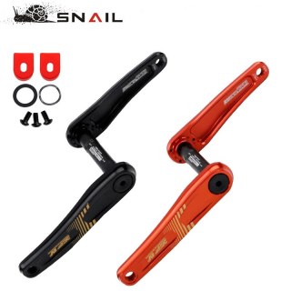 SNAIL 170mm Hollow Intergrated MTB Bike Aluminum Alloy CNC Lightweight Crank with Bottom Bracket Bicycle Parts